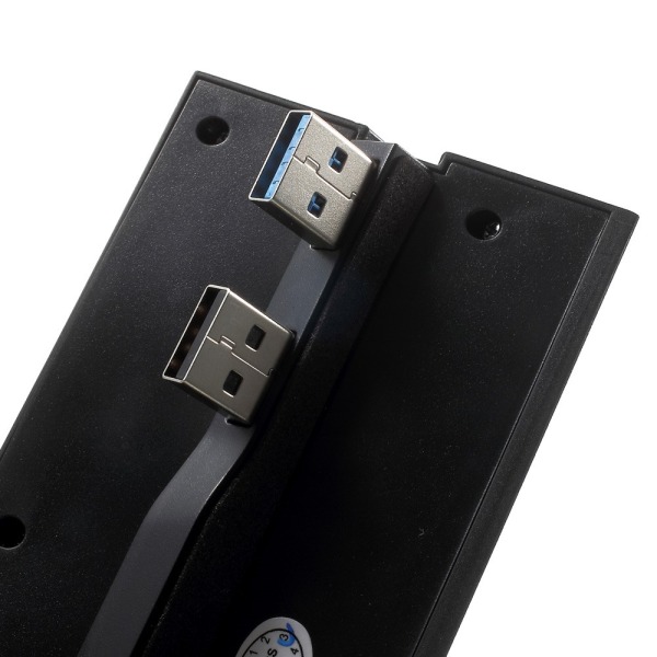 DOBE TP4-006 5-porttinen USB-keskitin Sony PS4:lle Black