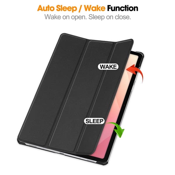 Tabletcover med støtteben til Samsung Galaxy Tab S12+ Black