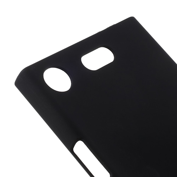 Sony Xperia XZ1 Compact Rubberized PC Hard Suojakuori - Musta Black