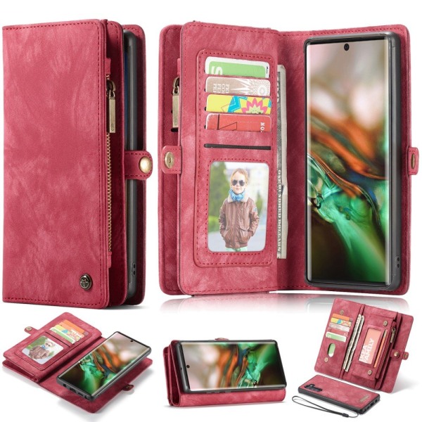 Samsung Galaxy Note 10 CASEME Detachable 2-in-1 case - Red Red