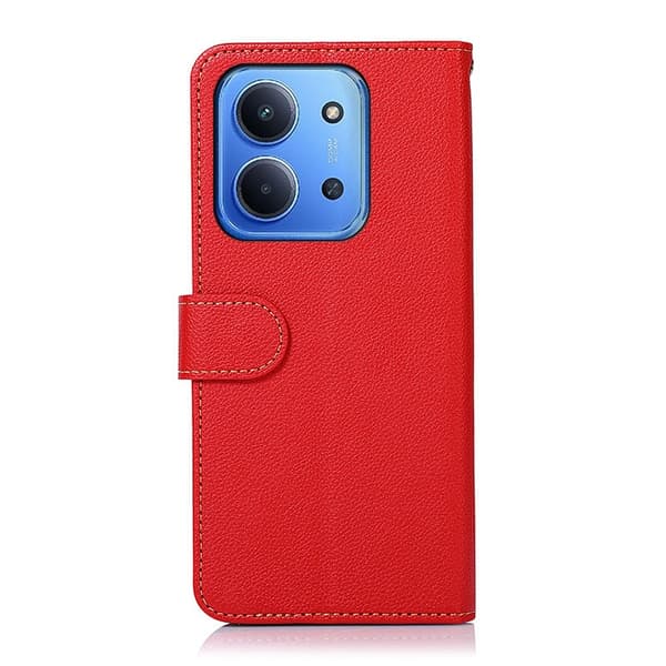 KHAZNEH Pung etui til Xiaomi Redmi 15C - Rød/Sort Red