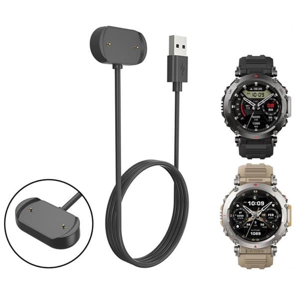Til Huami Amazfit T - rex Ultra uroplader Black