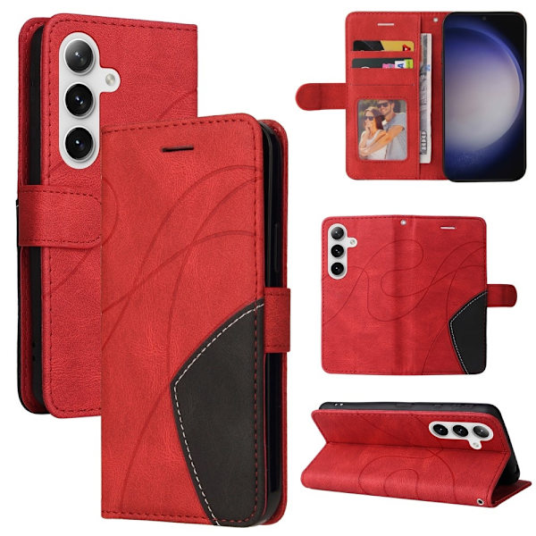 Til Samsung Galaxy S25 / S24 KT-serie-1 dobbeltfarve Red
