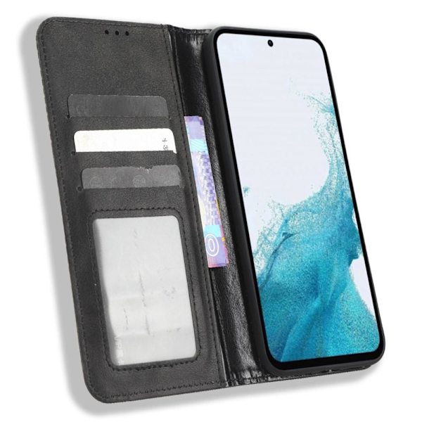Wallet Stand Flip-telefonetui til Samsung Galaxy A54 5G - Sort Black