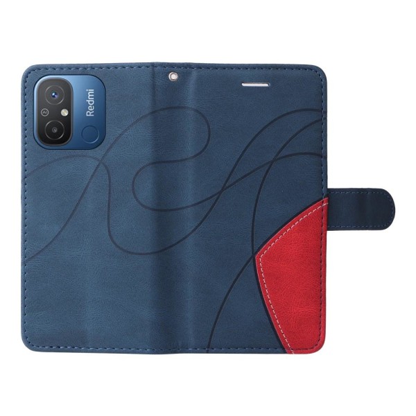 Til Xiaomi Redmi 12C KT-serie-1 dobbeltfarve Blue