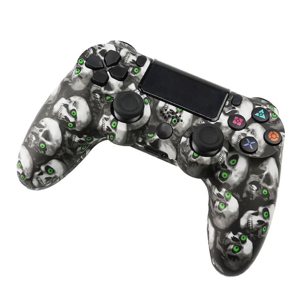 Trådløs spilcontroller til Sony PS4 Bluetooth Gamepad med vibration - Kranietryk Grey