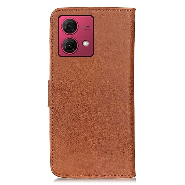 KHAZNEH Motorola Moto G84 Plånboksfodral - Brun Brun