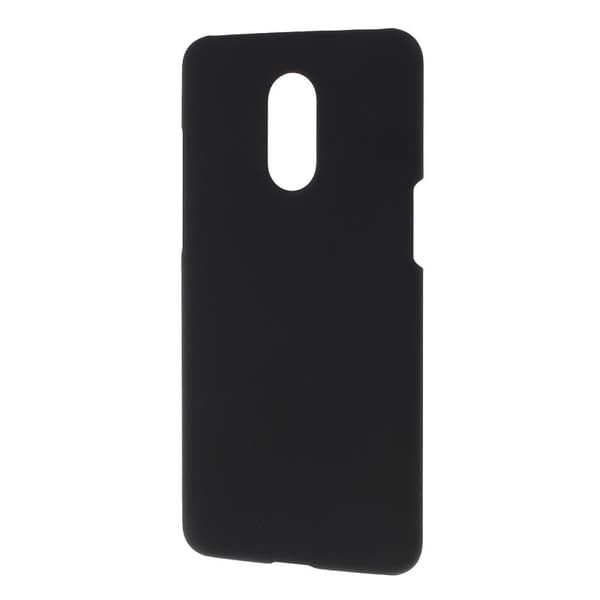 Rubberized Hard PC Phone Suojakuori - OnePlus 7 - Musta Black