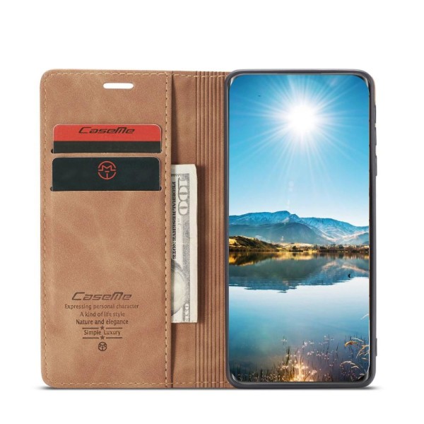 CASEME Retro lompakkokotelo Xiaomi Mi 11 - Ruskea Brown
