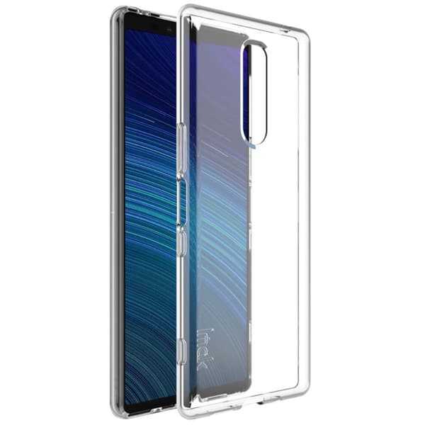 IMAK UX - 5 Series cover av termoplastisk polyuretan til Sony Xperia 1 Transparent