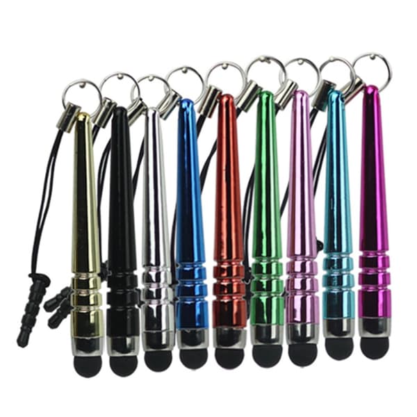9 st Touchpennor 3,5 mm kontakt Premium kapacitiv stylus pekpenna Touchpenna multifärg