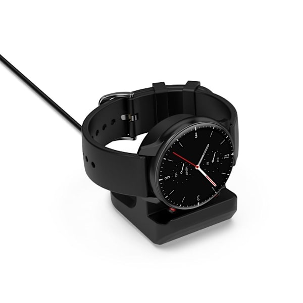 Huami Amazfit T-Rex 2 GTS3 GTR2 Bip U Laddningshållare docka Svart