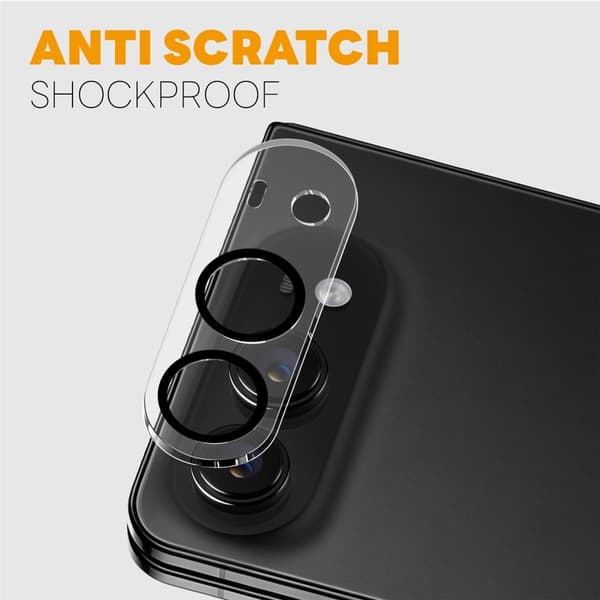 NORTHJO 2 stk. Kameralinsebeskytter til iPhone Duo Black