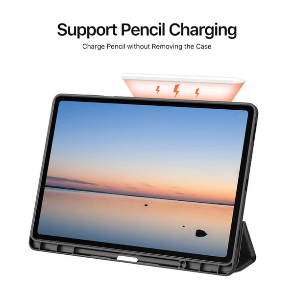 DUX DUCIS Surfplattefodral med stöd till Samsung Galaxy Tab S12+ Svart