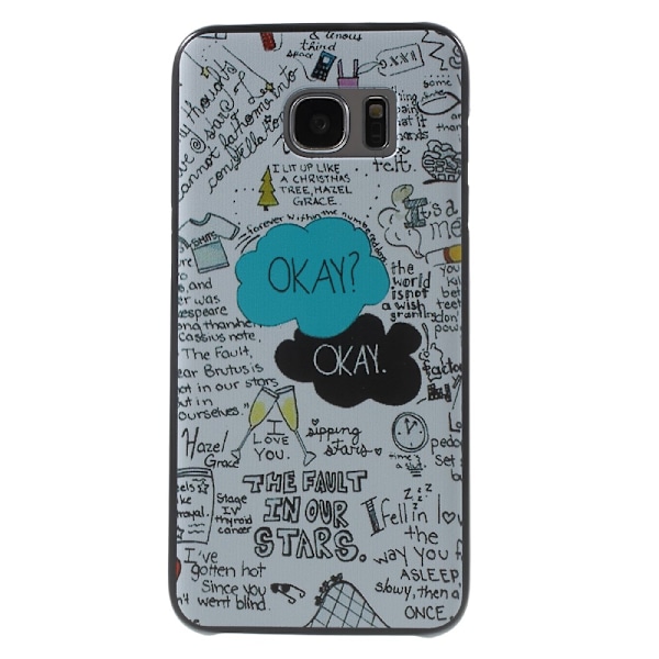 Samsung Galaxy S7 Edge Frostskall Cartoon Graffiti Mønster