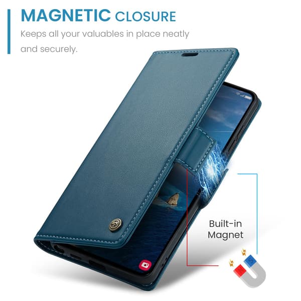 CASEME Plånboksfodral Samsung Galaxy S26 Ultra - Blå blå