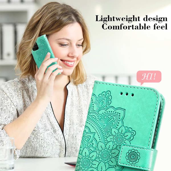 Xiaomi 17T Lompakkokotelo Mandala Green