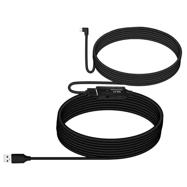 VR Oculus Quest 8m USB 3.0 - kaapeli USB C - nopea tiedonsiirto Black