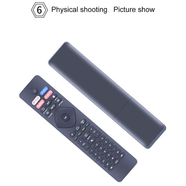 TV-fjernkontroll erstatning for NH800UP / RF402A-V14 Philips Black