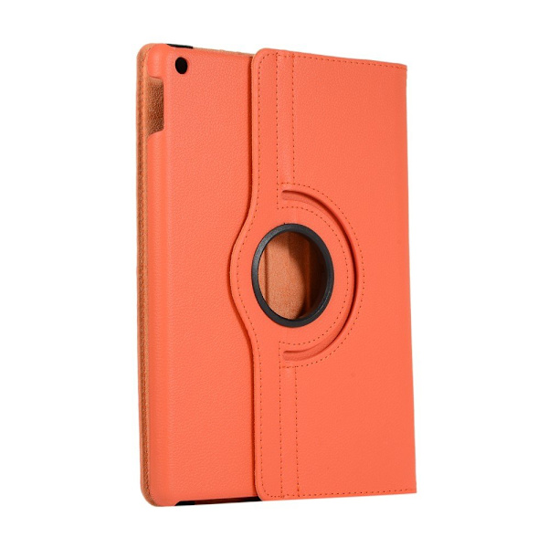 Apple iPad 10.2 2021/2020/2019 Litchi Teksturtaske - Orange Orange