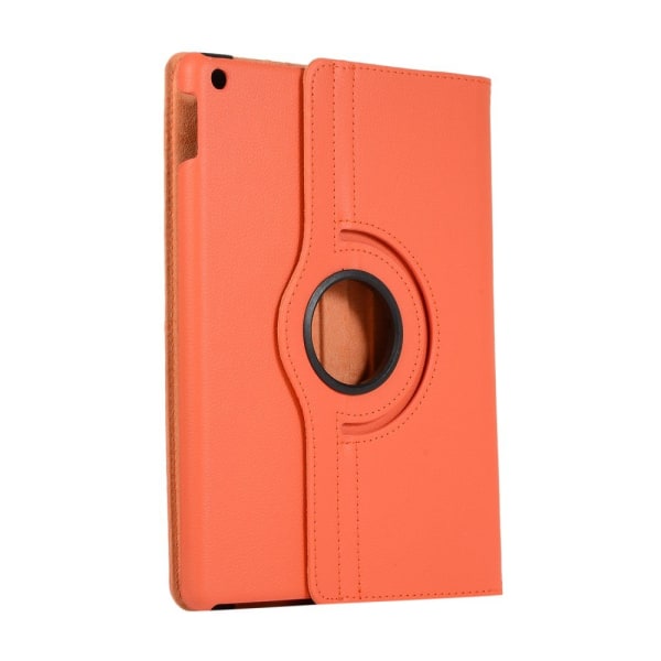 Apple iPad 10.2 2021/2020/2019 Litchi Tekstuurikuori - Oranssi Orange