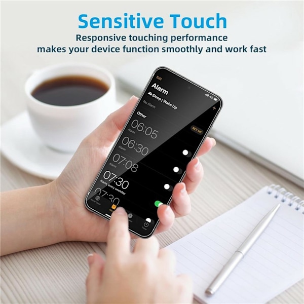2 st För Samsung Galaxy A26 5G Härdat Glas Skärmskydd med Kamera Linsskydd Transparent