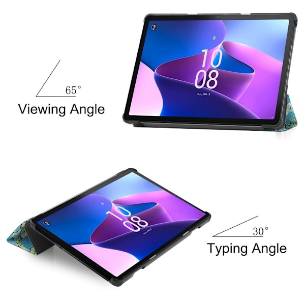 Tri-fold Fodral till Lenovo Tab M10 Gen 3 - Blossom multifärg