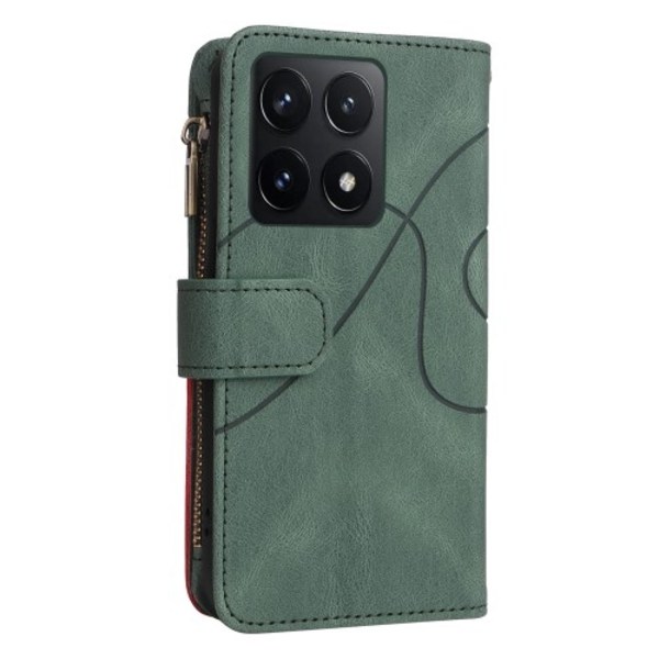 KT lompakkokotelo Xiaomi 14T Green