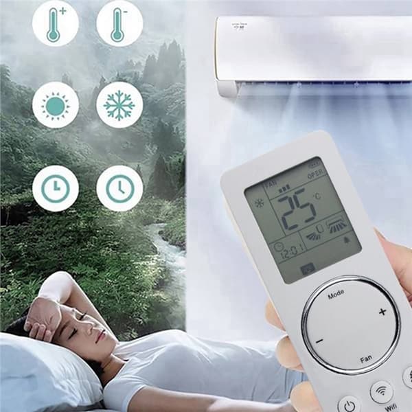 Fjärrkontroll Ersättning för YBE1FB7 för Gree Air Conditioner Vit