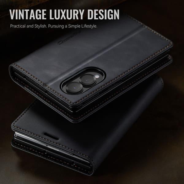 CASEME Telefonlommebokdeksel til Samsung Galaxy Z Fold8 Black
