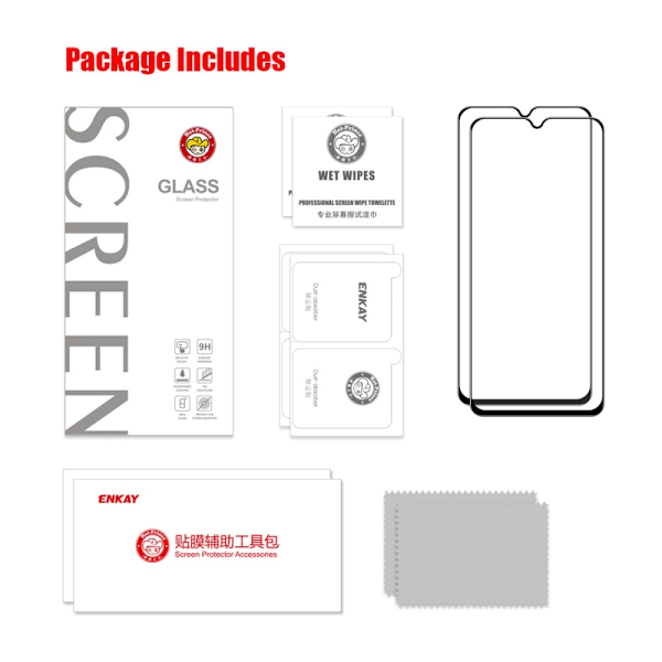 ENKAY Karkaistu lasi Samsung Galaxy A26 5G 2kpl Transparent