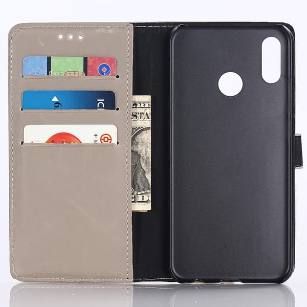 Retro tegnebogstaske til Huawei P20 Lite - Beige Beige