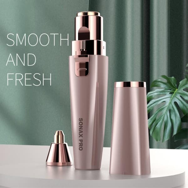 2 i 1 barbermaskin epilator Kroppshårfjerning Razor Trimmer Pink