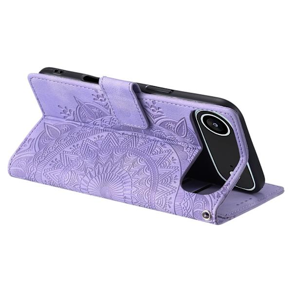 Til iPhone Air Stand Cover Totem Tegnebogsetui Purple