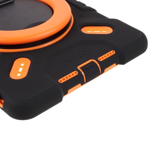 PEPKOO iPad 10.2 2021/2020/2019 Extreme Armor - Svart/Oransje Black
