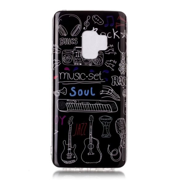IMD-kuvioinen TPU-mobiilisuojus Samsung Galaxy S9 SM- COVER - Musiikki