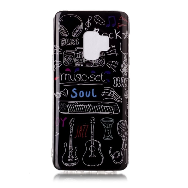 IMD Patterned TPU Mobile Cover Samsung Galaxy S9 SM-G960 - Musical Instruments