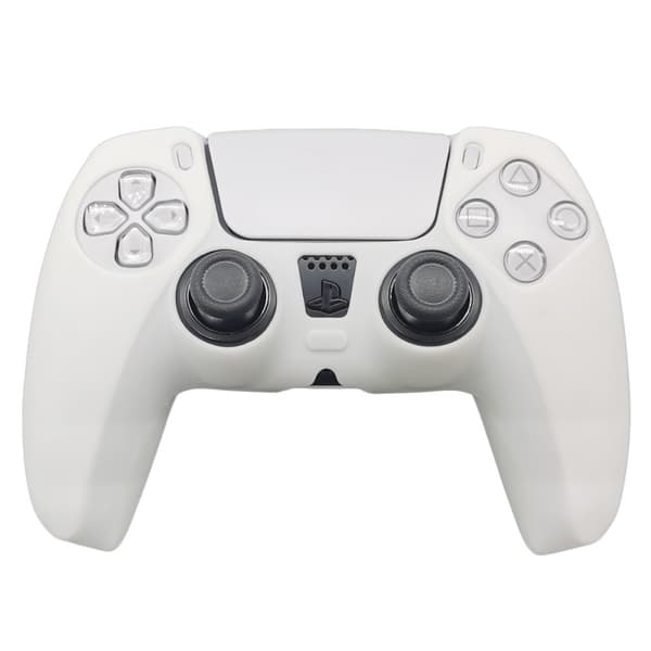 For Sony PlayStation 5 PS5 Silikondeksel Antislipprofesjon - Hvit White