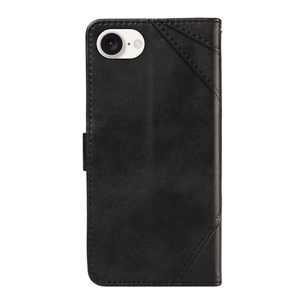 Lommebokdeksel til iPhone 16e – Geometrisk Linje Black
