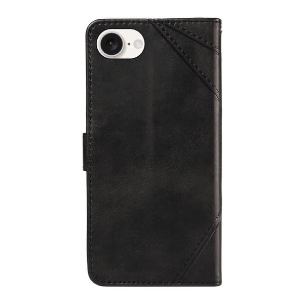 Lompakkokotelo iPhone 17e / 16e:lle – Geometrinen Viiva Black