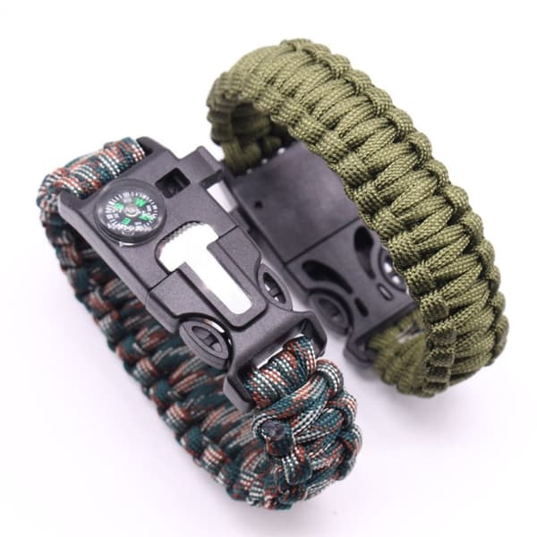 Överlevnadsarmband Survival Emergency Armband - Blå Kamouflage Blå one size