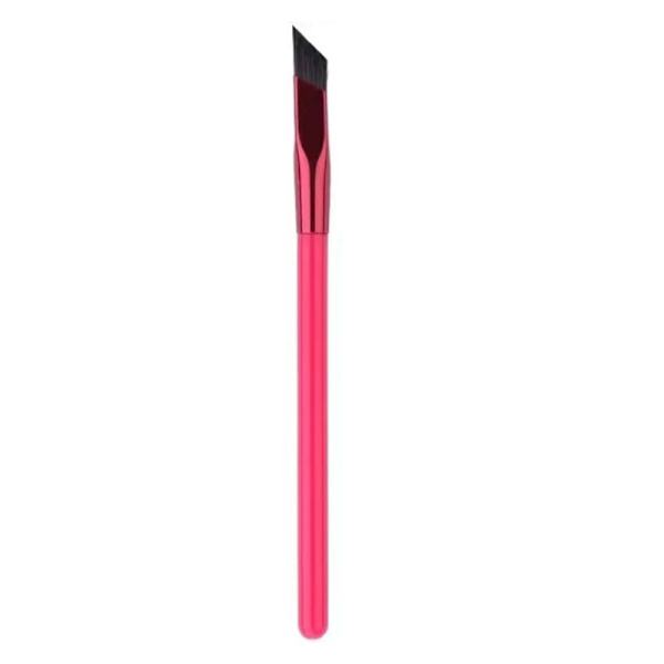 Vinklad ögonbrynsborste Eyeliner Makeup Brush Smink Borste Rosa