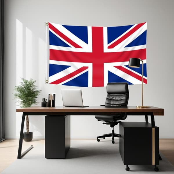 UK Storbritannia Flagg 90x150 cm banner utendørs innendørs festdekorasjon Red