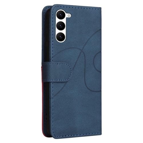 KT Lommebok - deksel til Samsung Galaxy S23 - Blå/Rød Blue