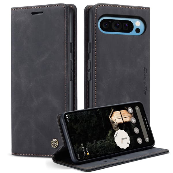CASEME For Google Pixel 10 Pro XL Etui med Stativ Black