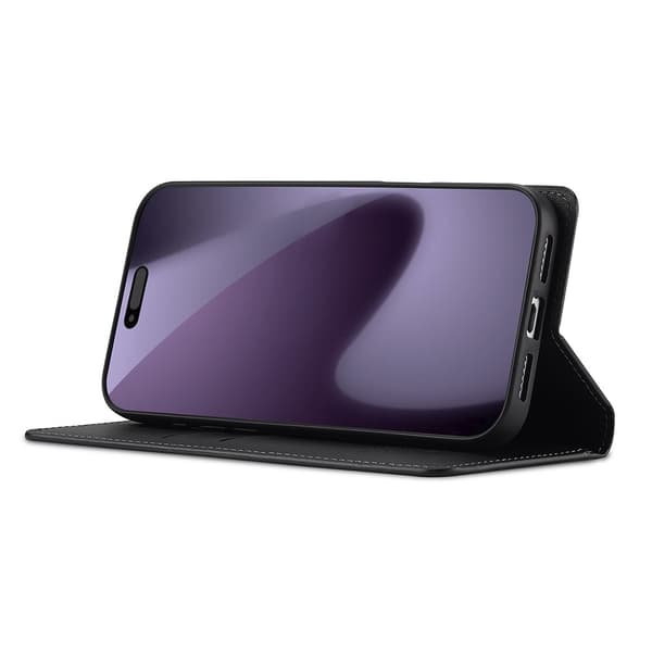 LC.IMEEKE Telefonpungcover med støtteben til iPhone 18 Pro / 17 Pro Black