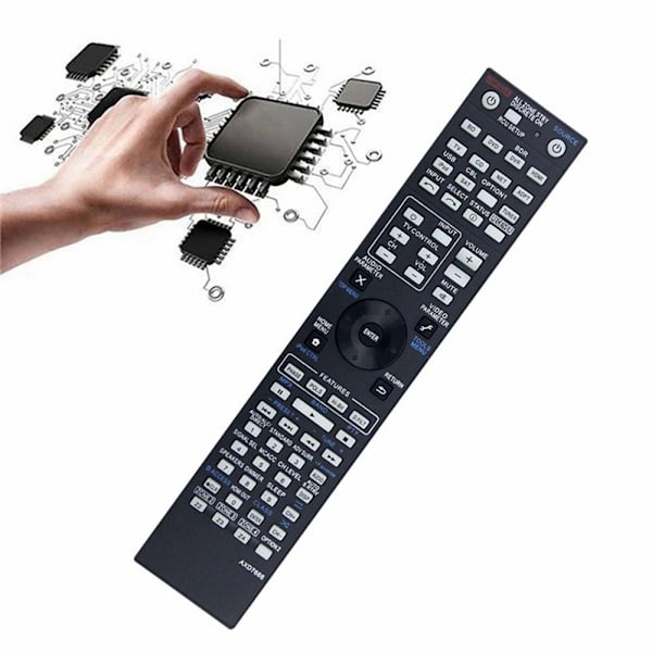 Fjernkontroll Utskiftning for AXD7666 for Pioneer AV-receiver Stereo System Black