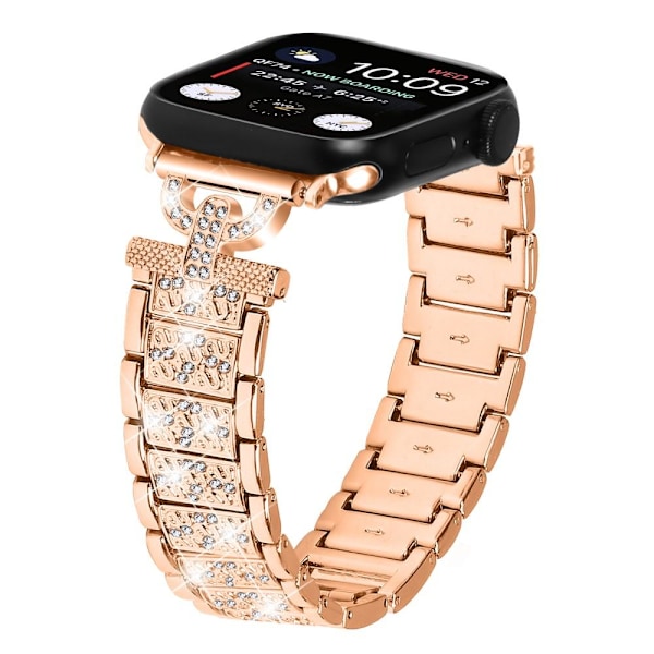 Apple Watch Ultra/Series 8-SE 49 45 44 42 mm kellohihna Pink gold
