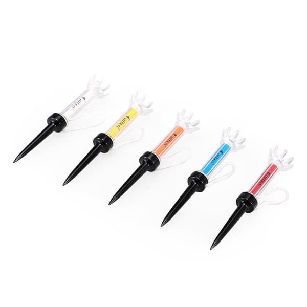 5 st AITON Golf Tees Tee Peg Peggar 90mm Tee Magnetisk Golfboll Hållare Markör multifärg