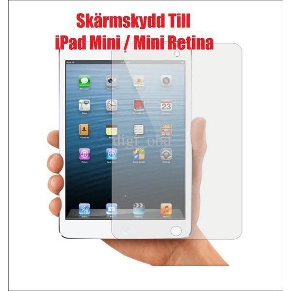 Näytönsuoja iPad Mini/Mini Retinalle Transparent